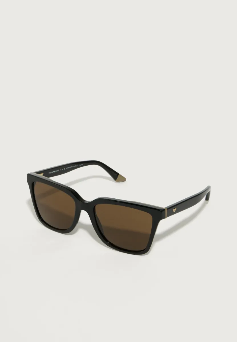 Sonnenbrille - shiny black/beige/brown