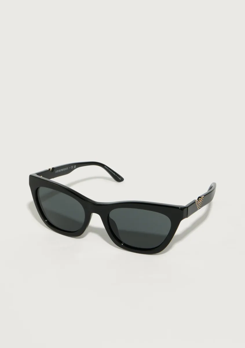 Sonnenbrille - shiny black/dark grey