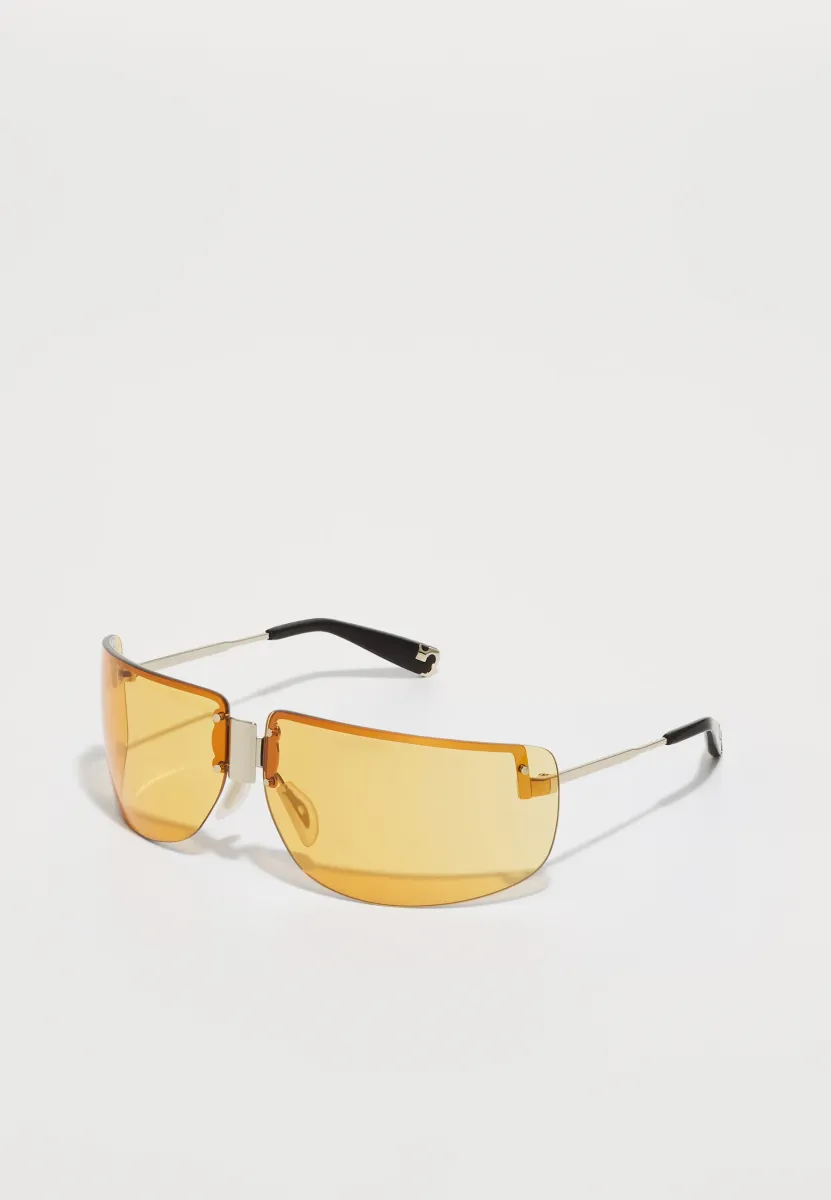 Sonnenbrille - shiny light gold-coloured
