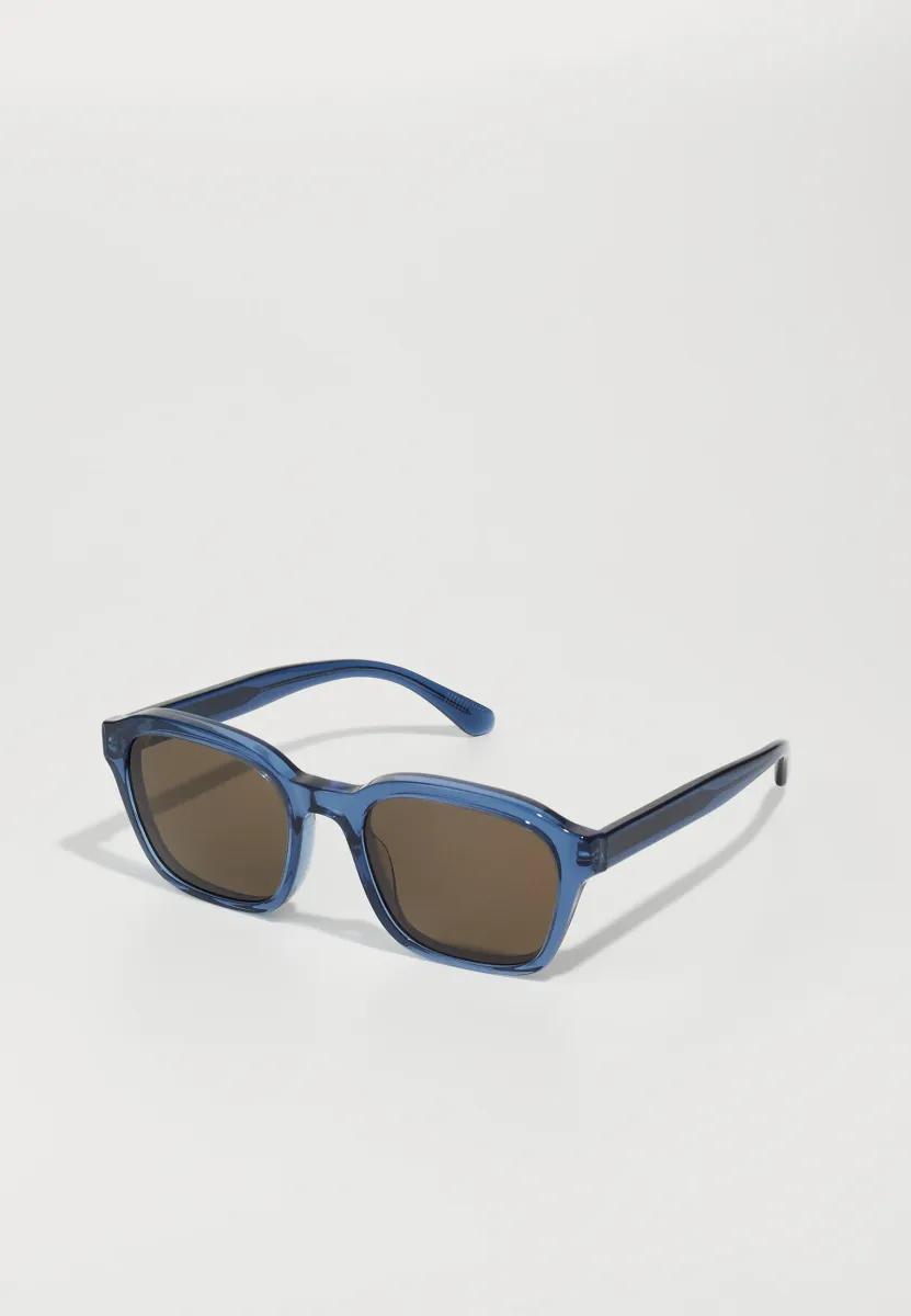 Sonnenbrille - shiny transparent blue