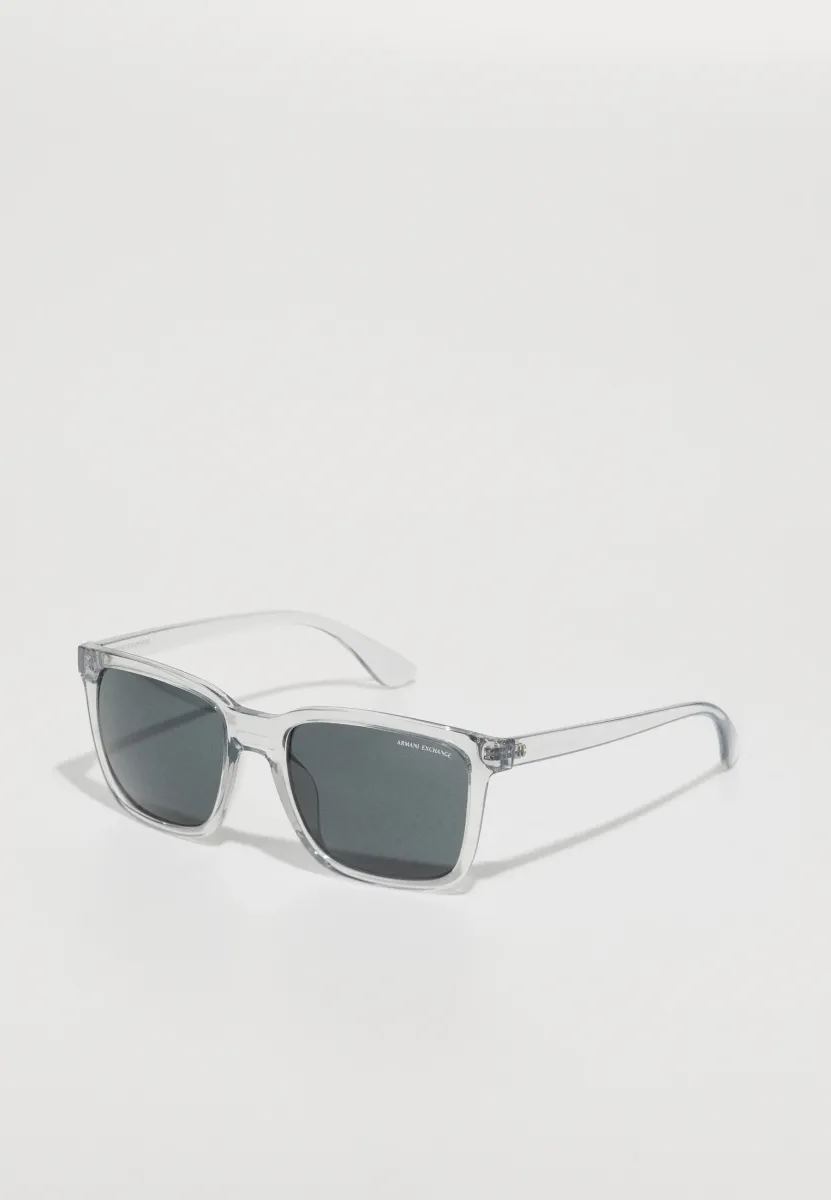 Sonnenbrille - shiny transparent grey