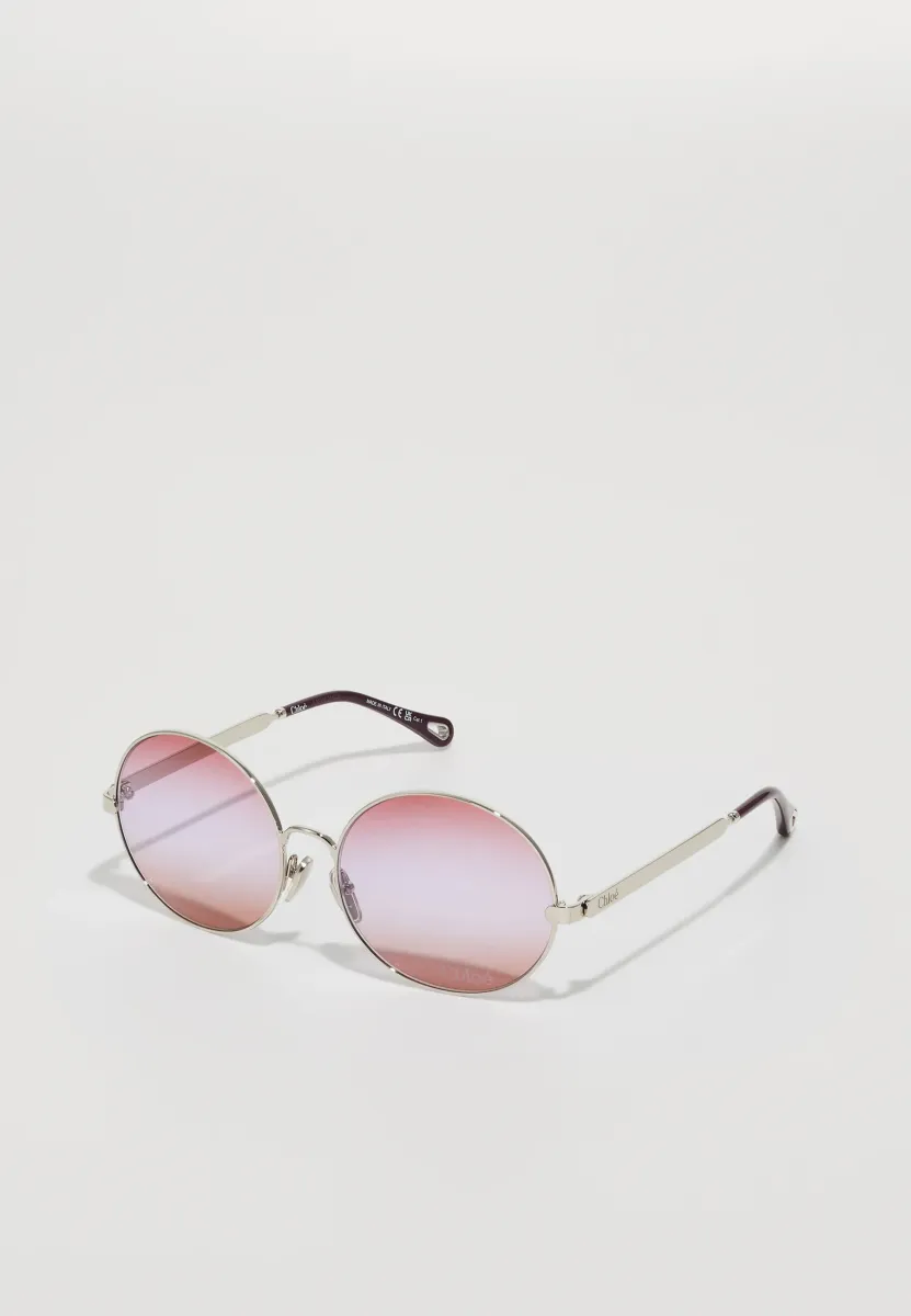 Sonnenbrille - silver-coloured/red
