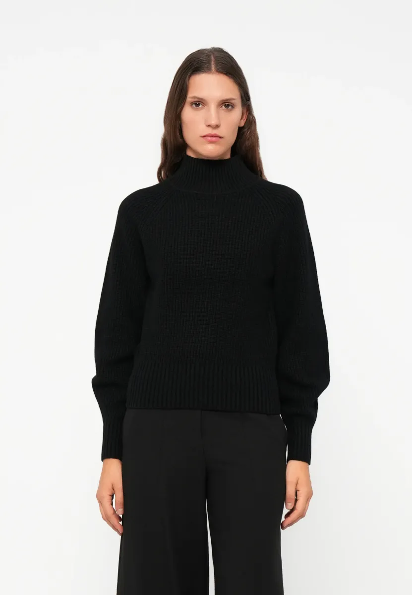 SORELLASIO - Strickpullover - black
