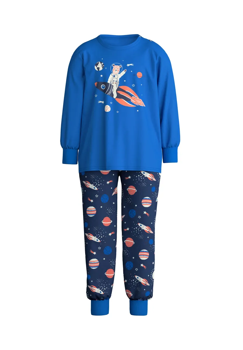 SPACE BÜNDCHEN  SET - Nachtwäsche Set - galaxy blue