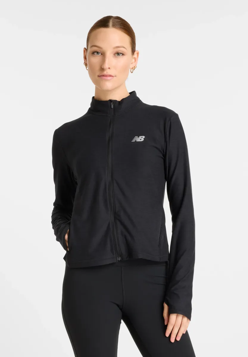 SPACE DYE FULL - Trainingsjacke - black heather