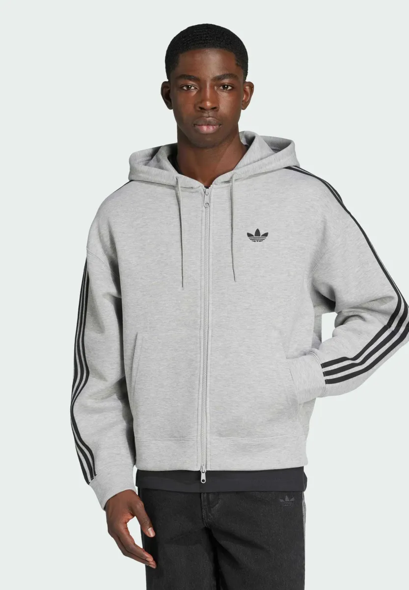 SPACER - Sweatjacke - medium grey heather