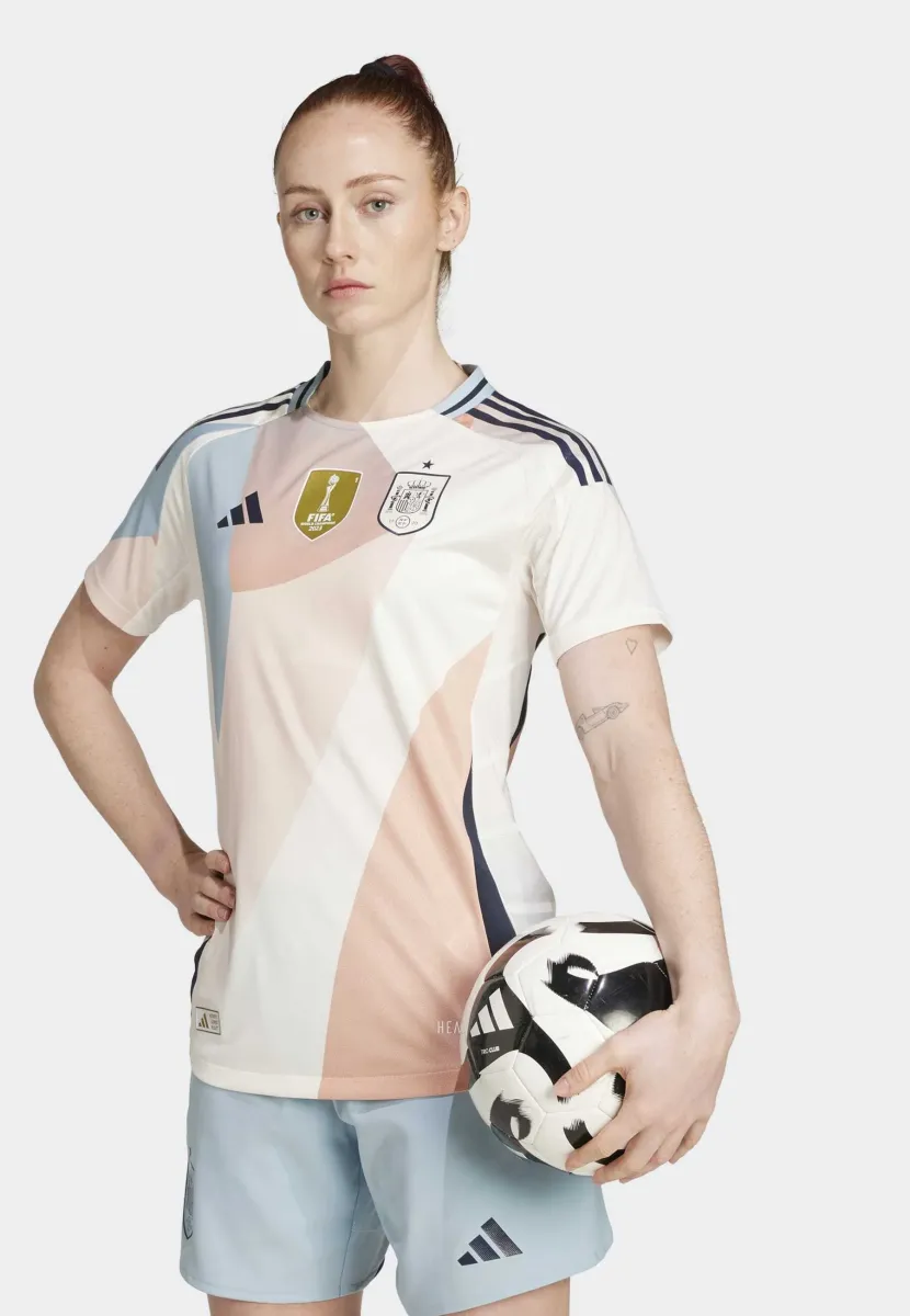 SPAIN 2025 AWAY AUTHENTIC JERSEY - Fußball-Trikot - chalk white