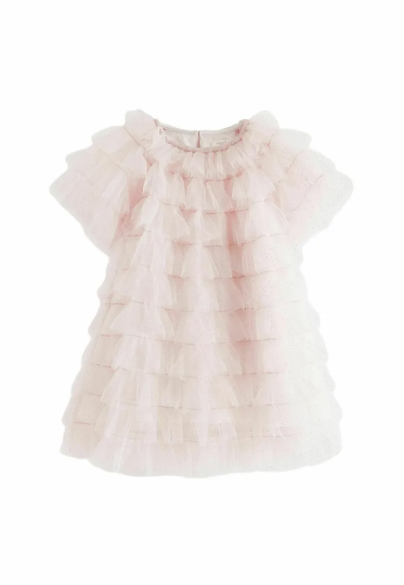 SPARKLE RUFFLE REGULAR FIT - Cocktailkleid/festliches Kleid - shell pink