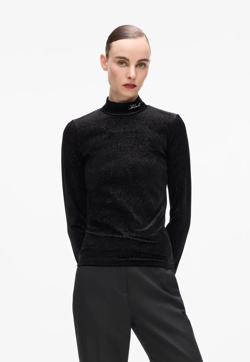 SPARKLE   - Strickpullover - black