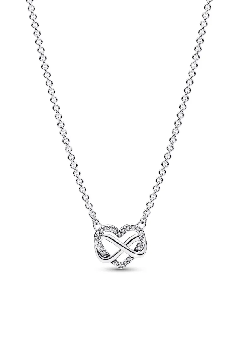 SPARKLING INFINITY HEART COLLIER - Halskette - silver coloured