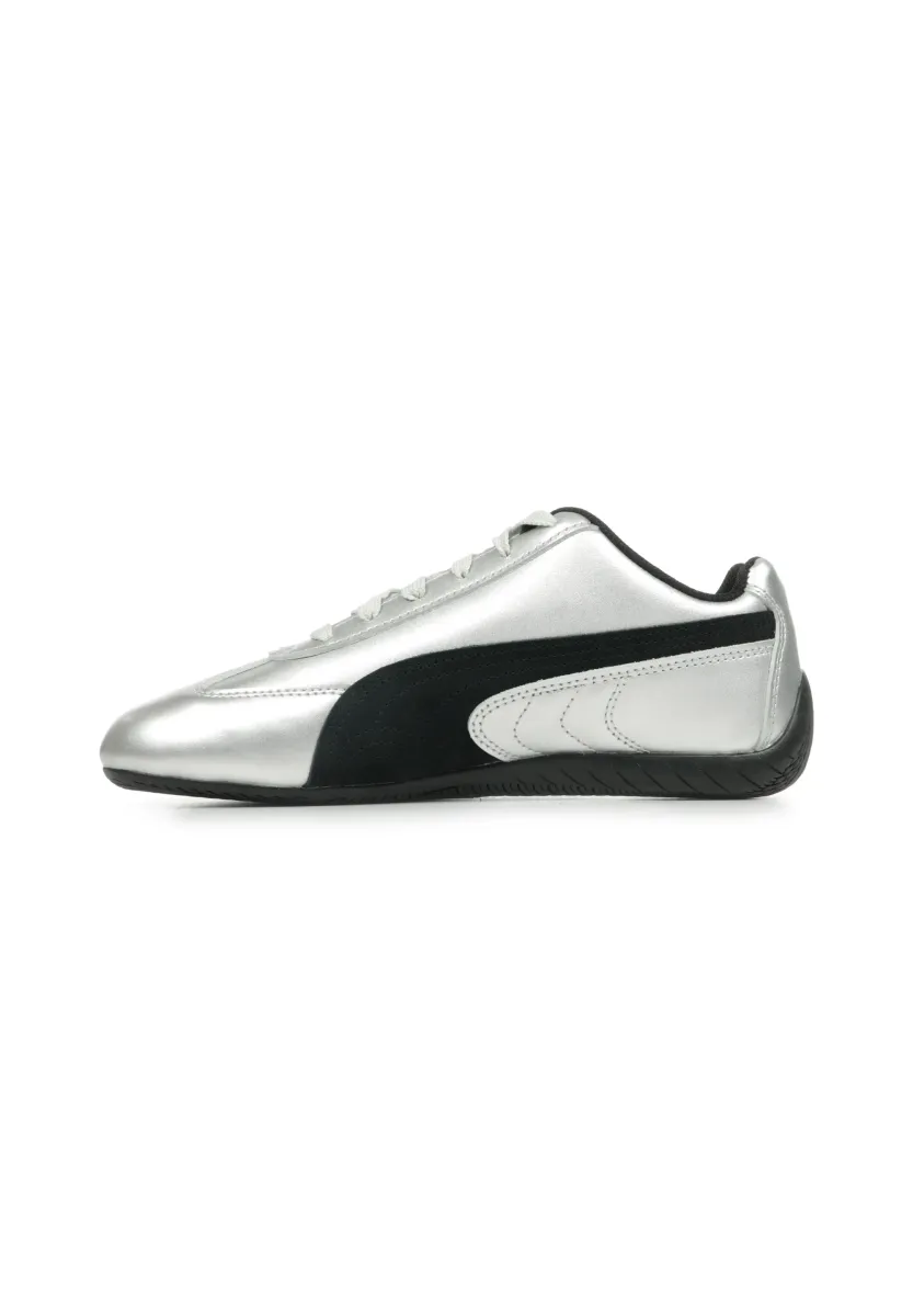 SPEEDCAT METALLIC UNISEX - Sneaker low - puma silver/puma black