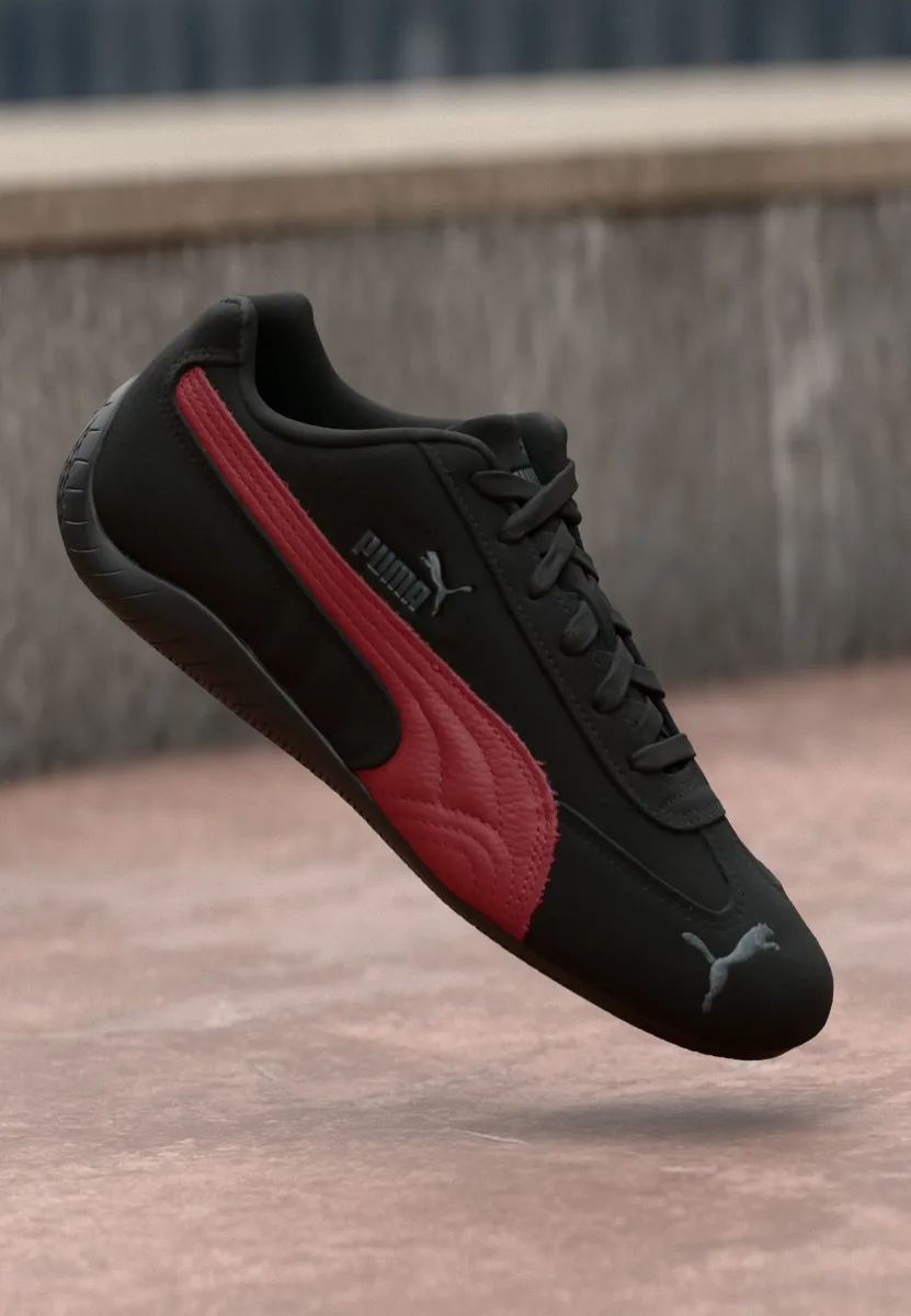 SPEEDCAT UNISEX - Sneaker low - black/intense red