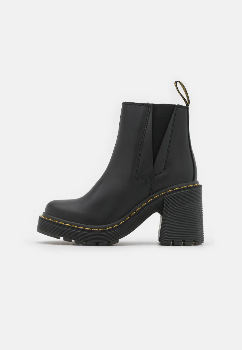 SPENCE - Plateaustiefelette - black sendal