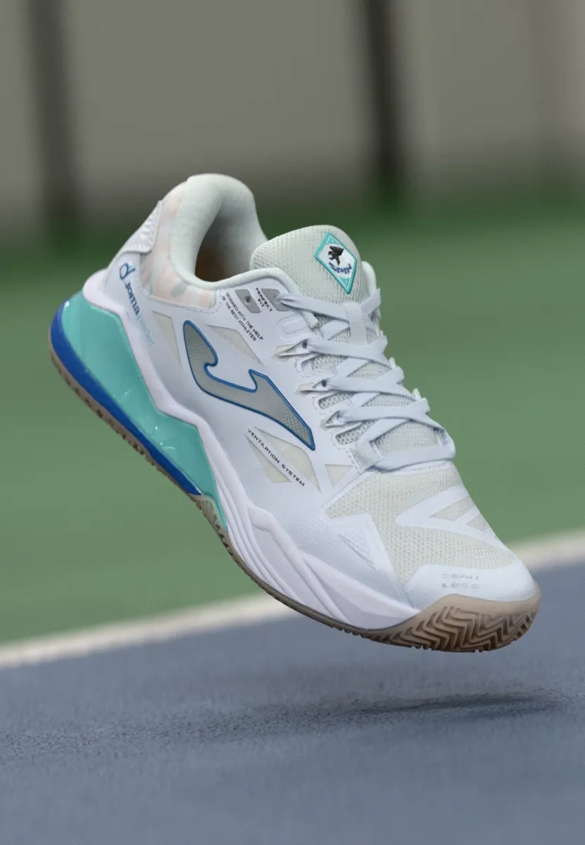 SPIN OMNI - Padel-Schuhe - white/light blue