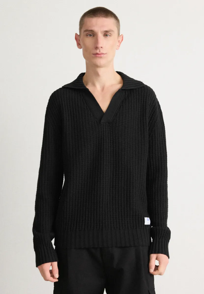 SPIRO - Strickpullover - black