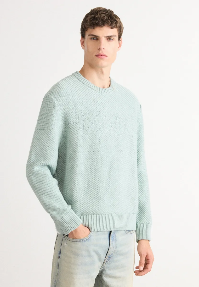 SPLINDEN - Strickpullover - light pastel green