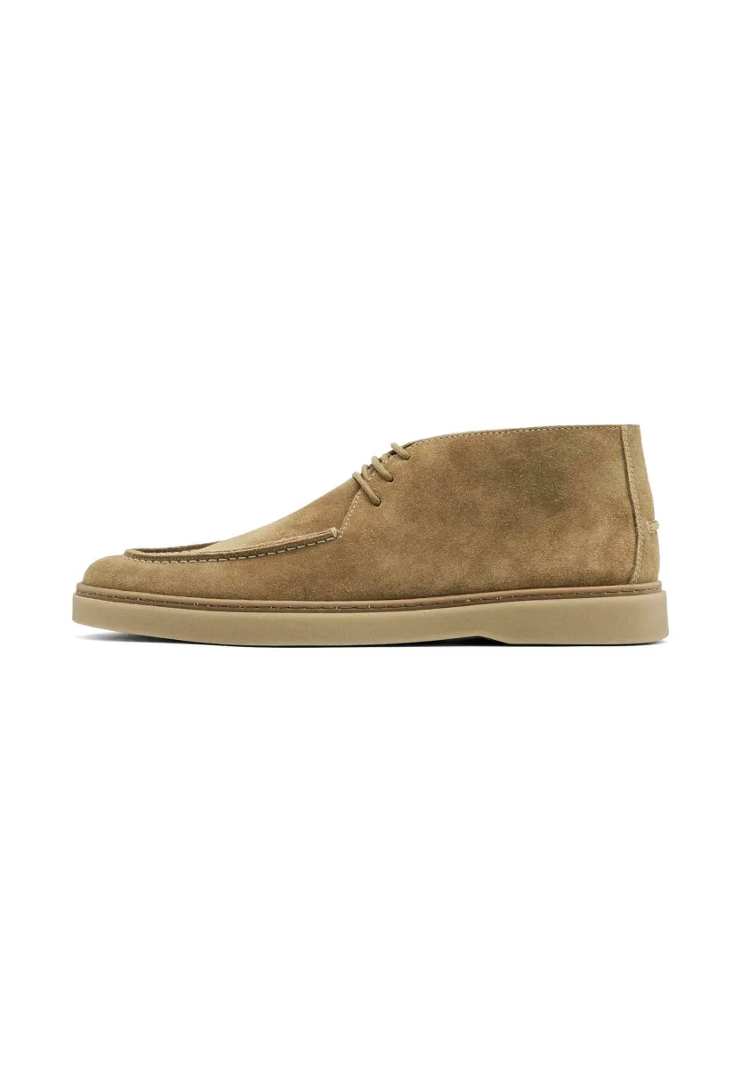 SPLIT - Schnürstiefelette - beige