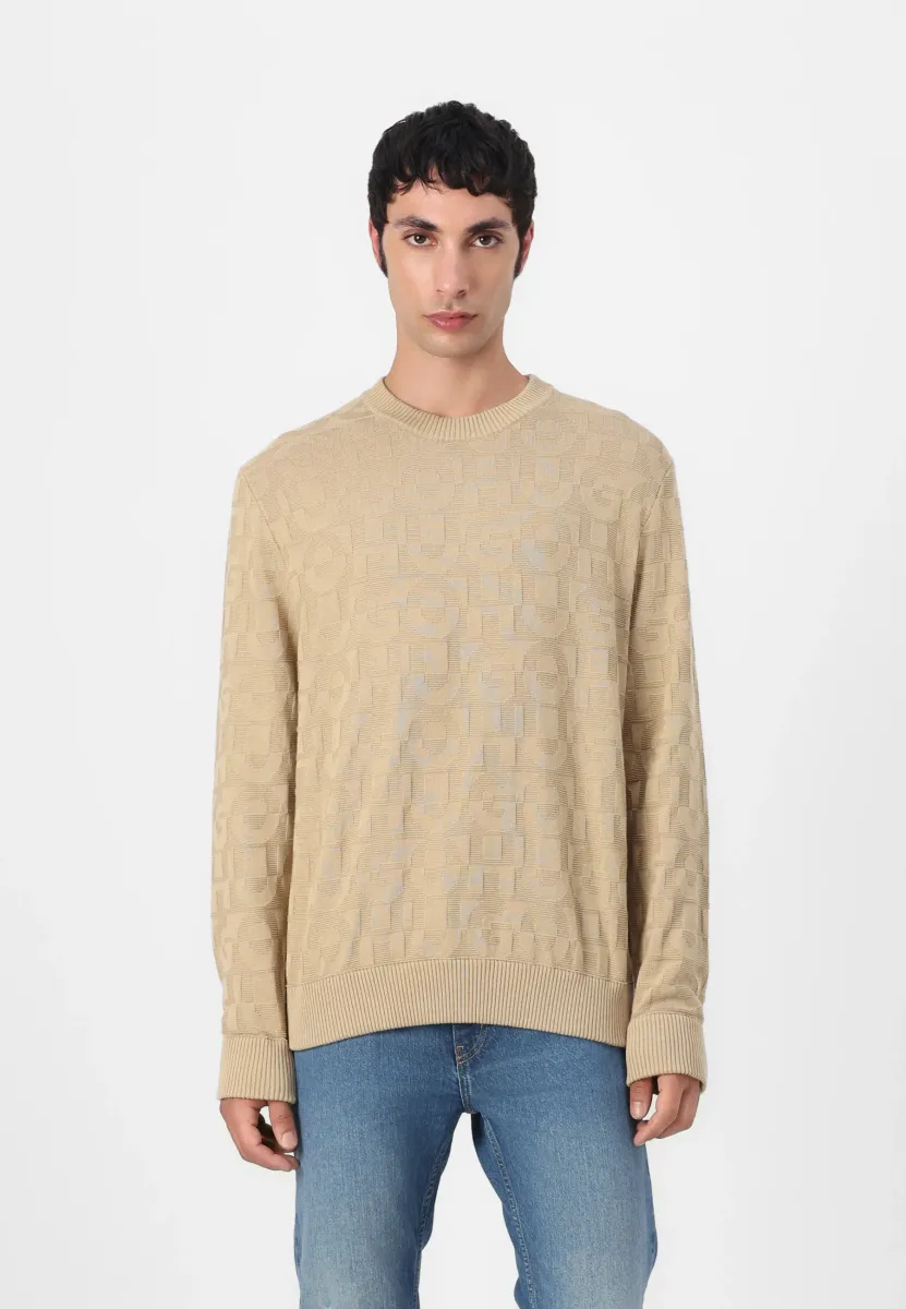 SPLITTUM - Strickpullover - medium beige