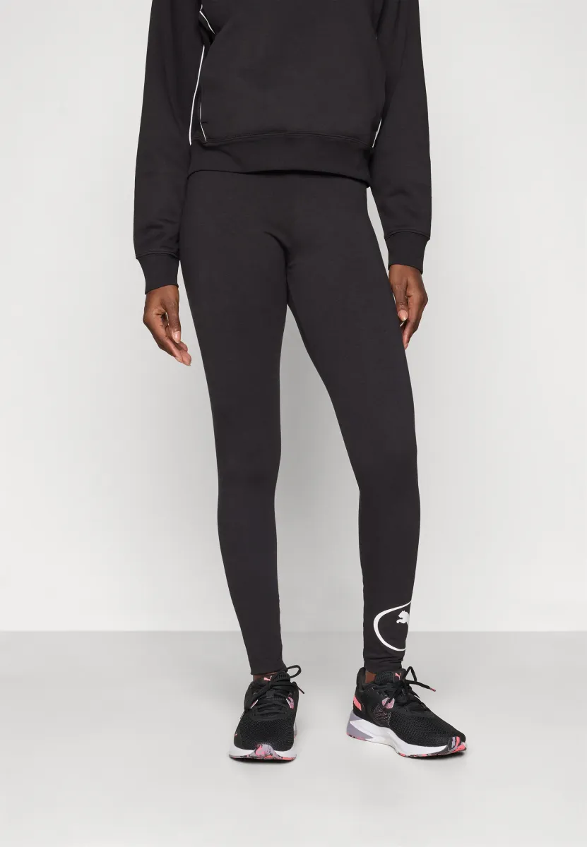 SPORT LEGGINGS - Tights - black