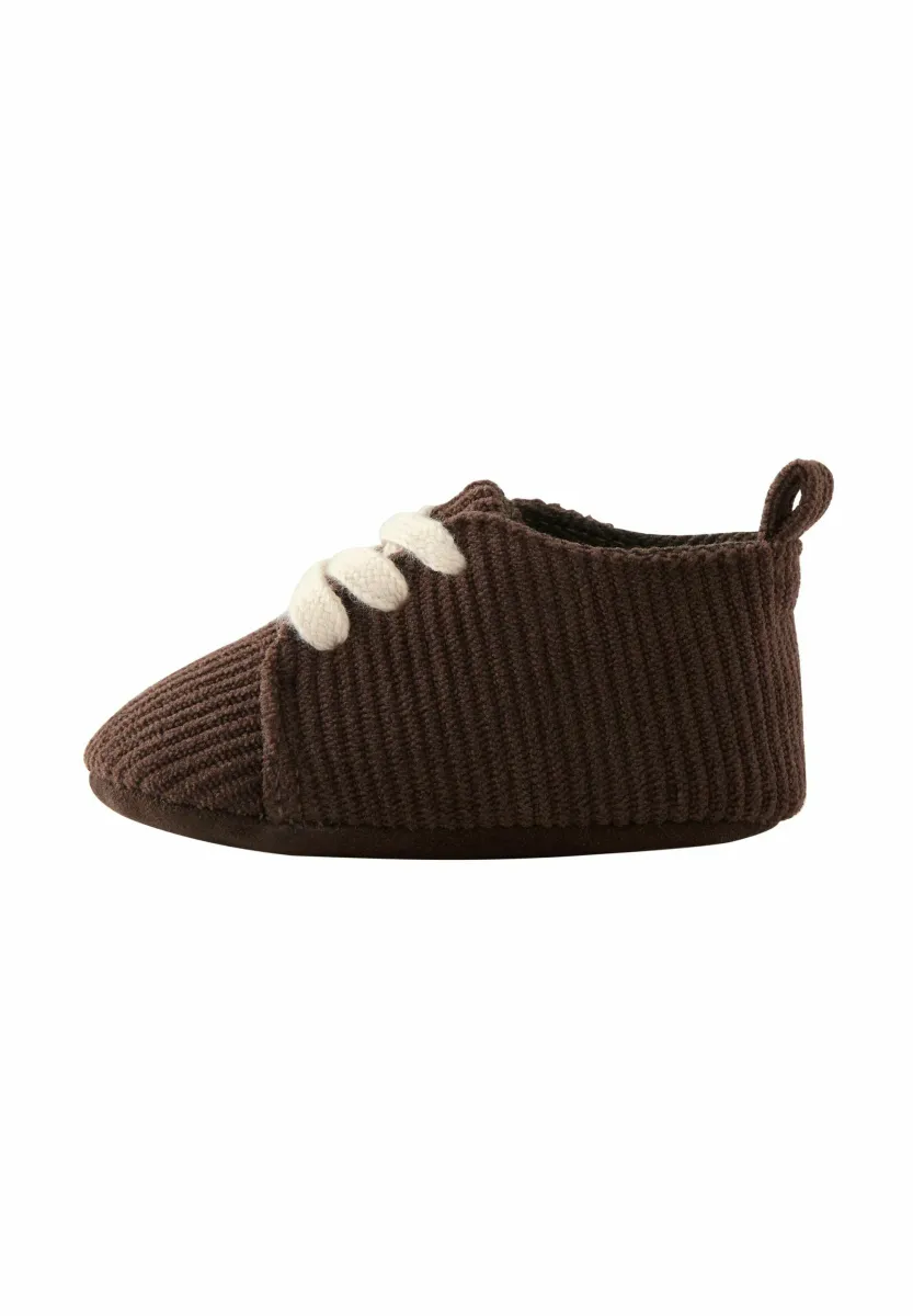 Sportlicher Schnürer - chocolate brown cord
