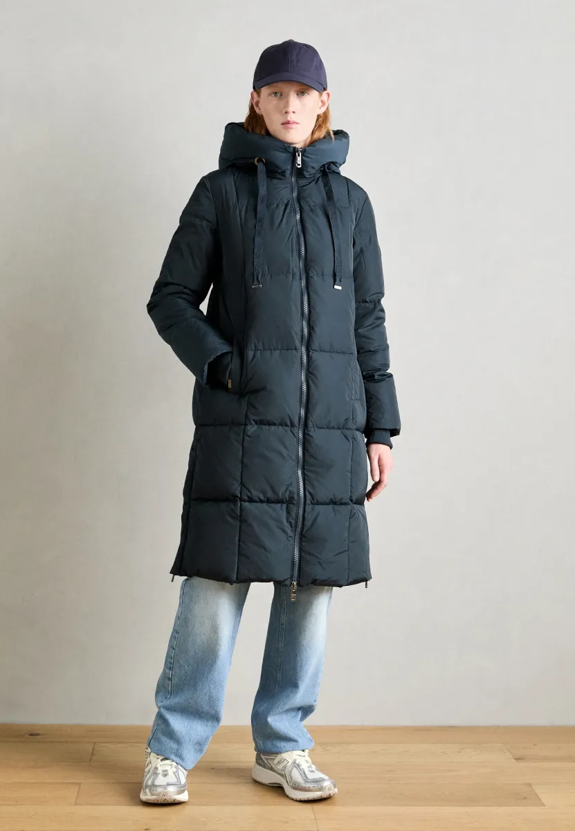 SQUARE COAT - Daunenmantel - navy