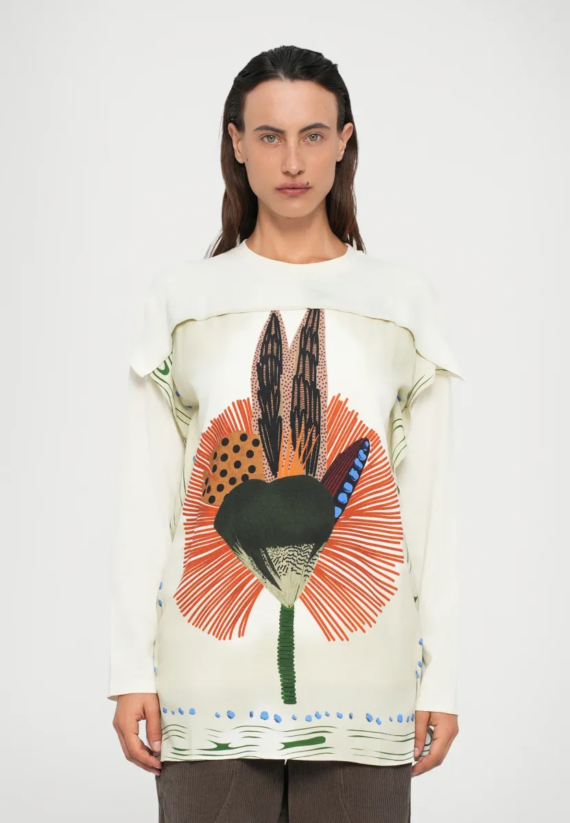 SQUARE - Langarmshirt - white