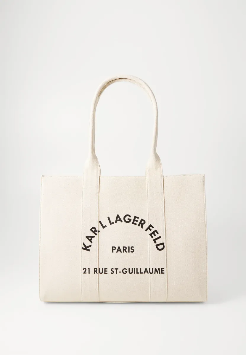 SQUARE LARGE TOTE - Shopping Bag - natural