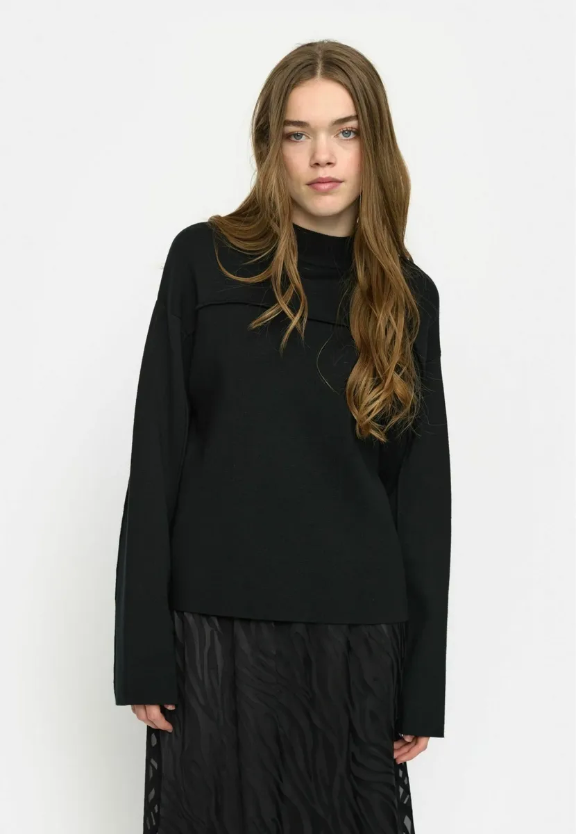 SRHENRIETTA - Strickpullover - black
