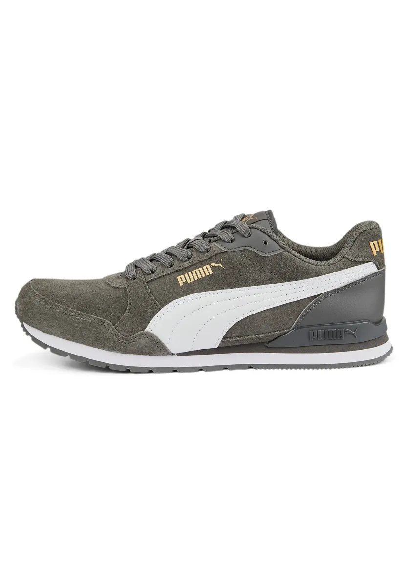 ST RUNNER UNISEX - Sneaker low - castlerock-puma white