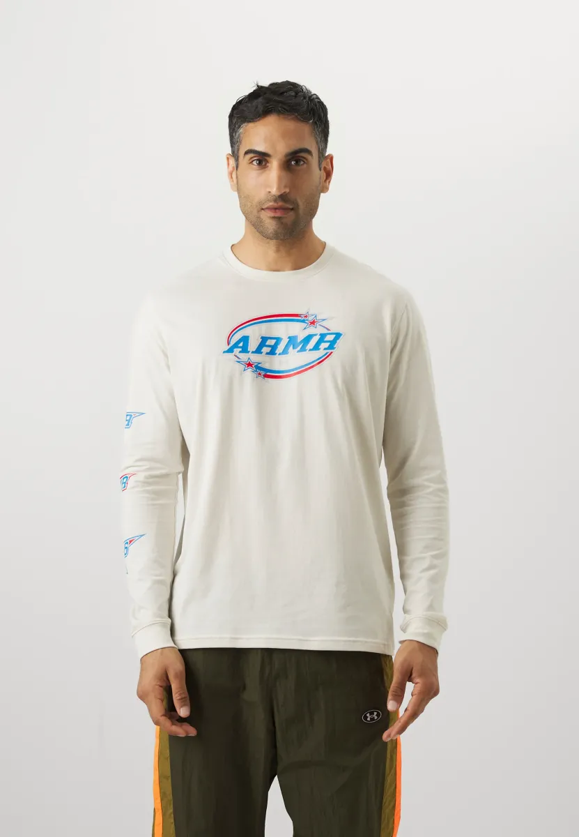 STACKED STARS  - Langarmshirt - stone/red