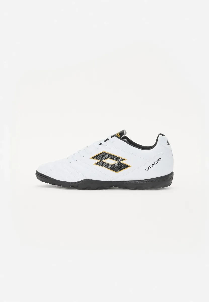 STADIO 705 TF UNISEX - Rasen-Fußballschuhe - all white/all black/light platino