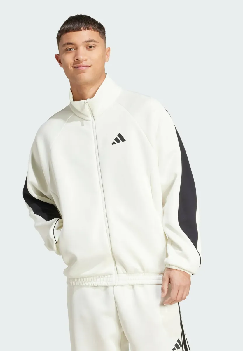 STADIUM - Sweatjacke - off white black