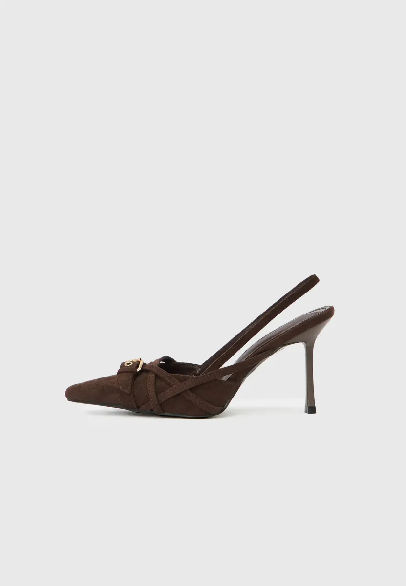 STALLONE - High Heel Pumps - brown