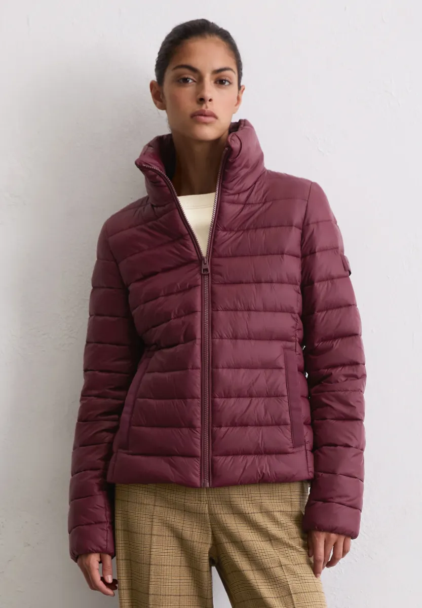 STAND UP COLLAR SMALL CHAMBERS WELT POCKETS - Übergangsjacke - aubergine red