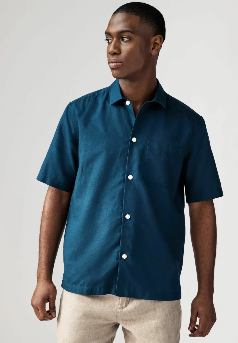 STANDARD FIT - SHORT SLEEVE   - Hemd - navy blue