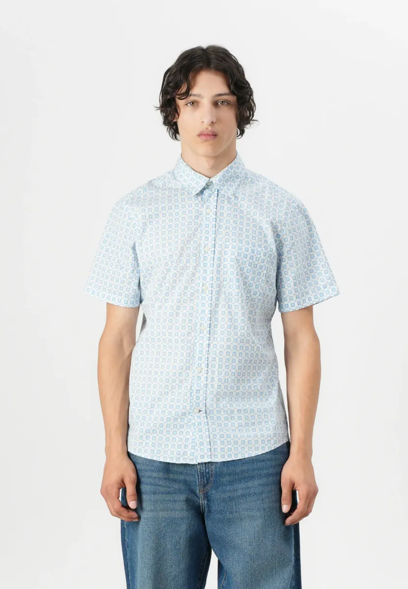 STANDARD - Hemd - white/blue