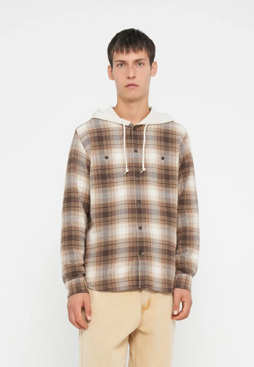 STANDARD HOODED - Hemd - khaki/black