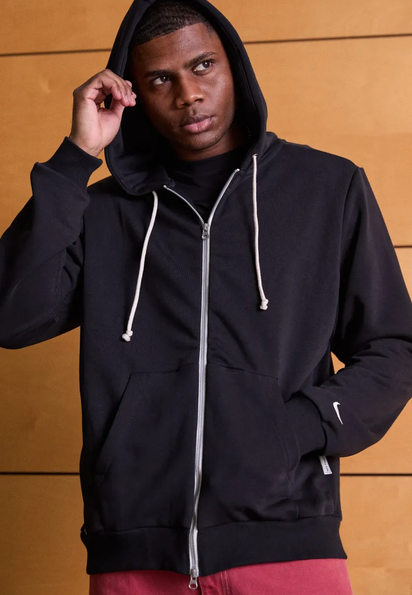 STANDARD ISSUE ZIP UP SWEATSHIRT - Sweatjacke - black/pale ivory