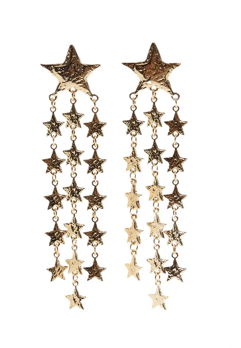 STAR  - Ohrringe - gold-coloured