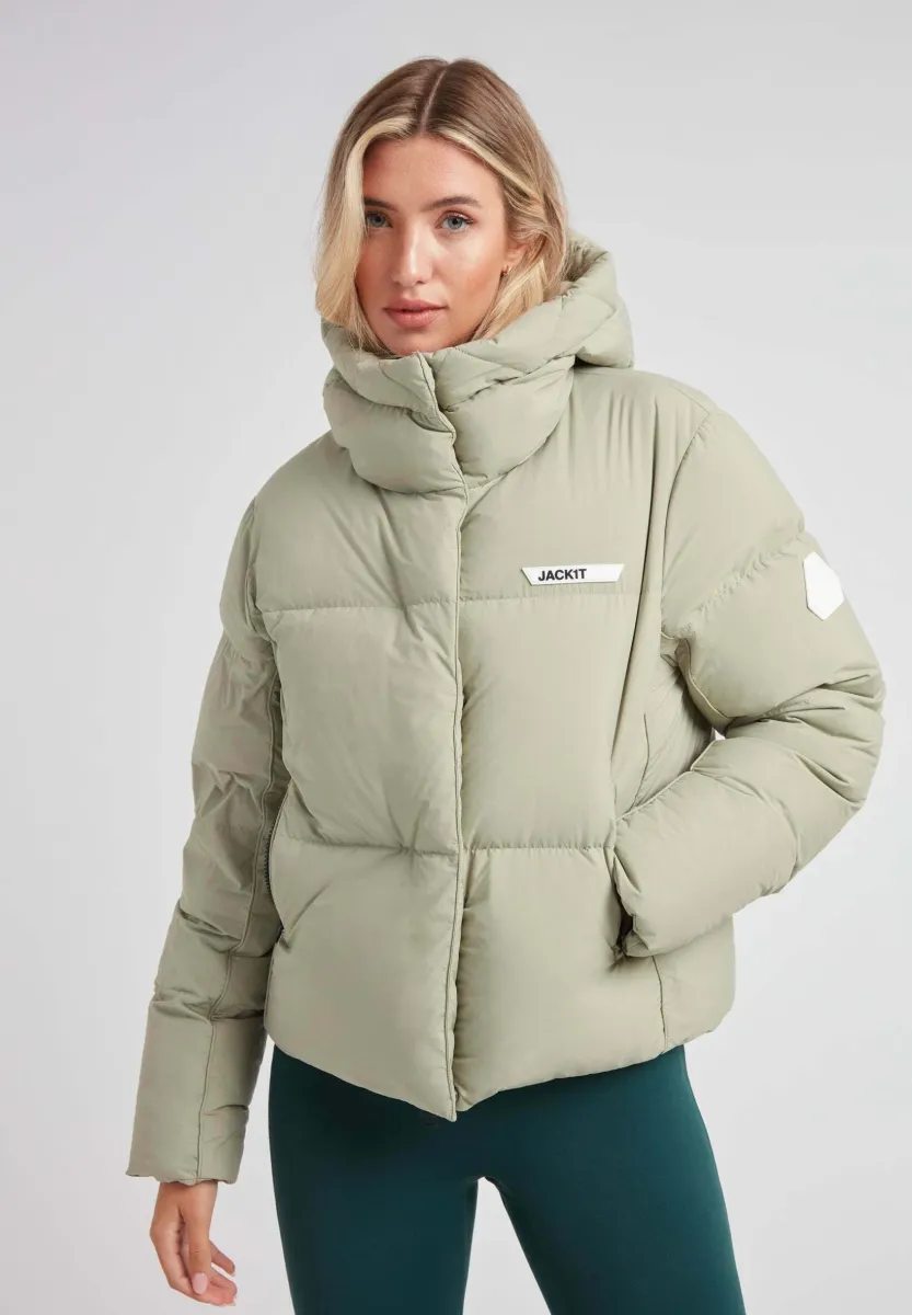 STAR SHOWER DOWN PUFFER - Daunenjacke - sage