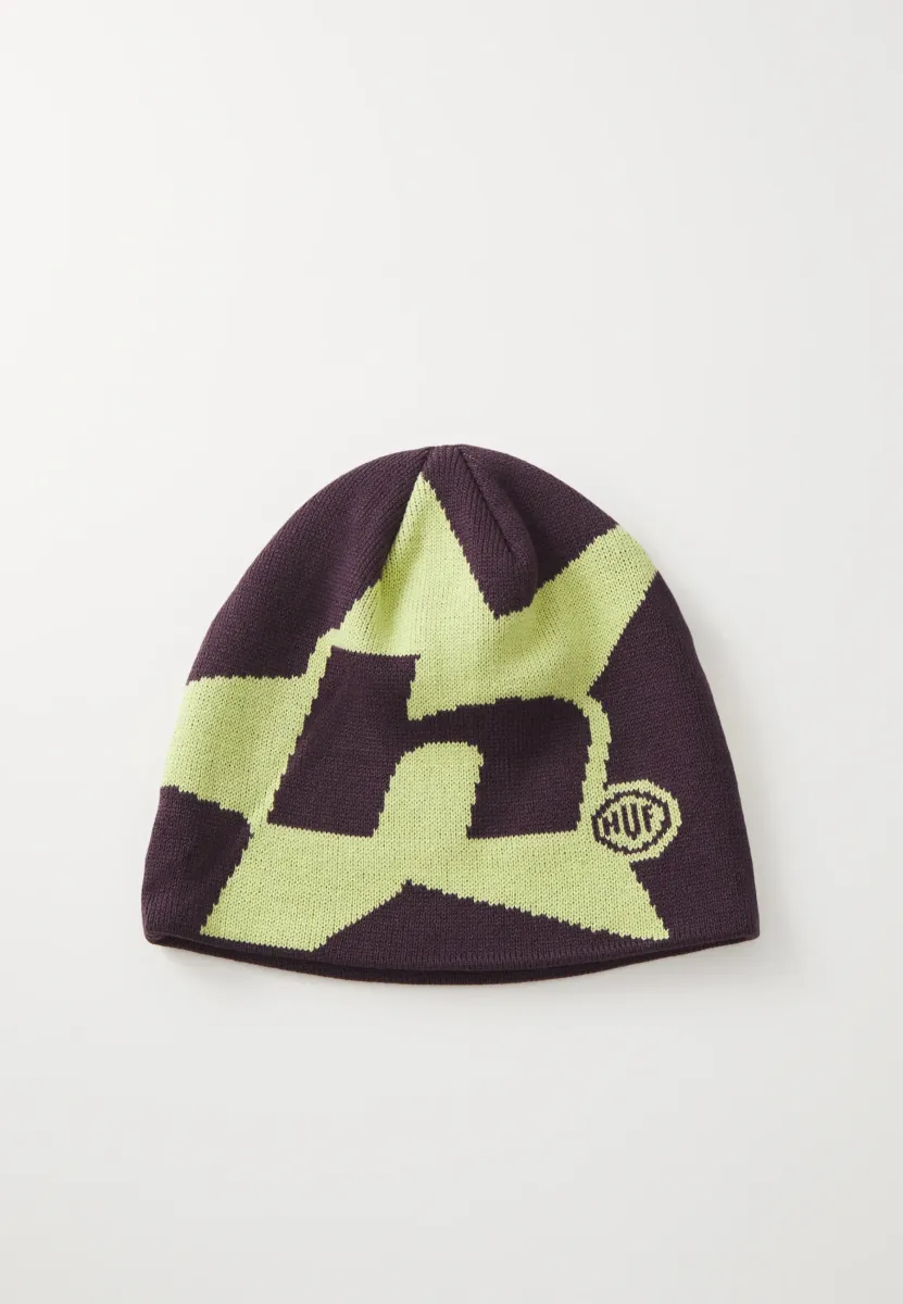 STAR SKULL BEANIE UNISEX - Mütze - raisin