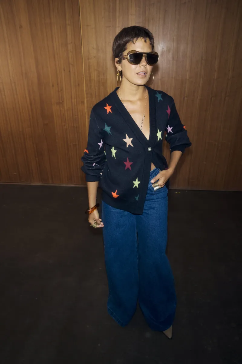 STAR - Strickjacke - black