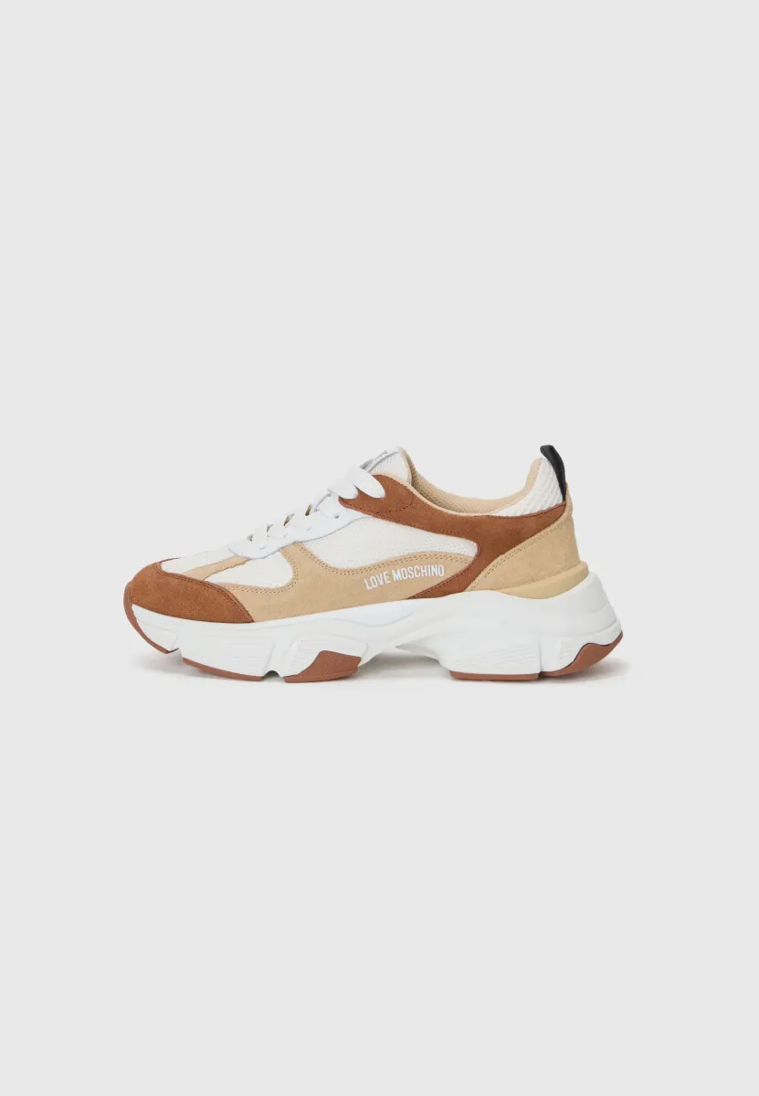 STARDUST - Sneaker low - white/brown/beige