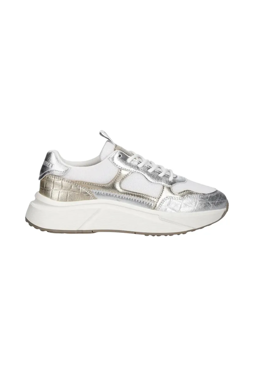 STARLYN - Sneaker low - silver   gold