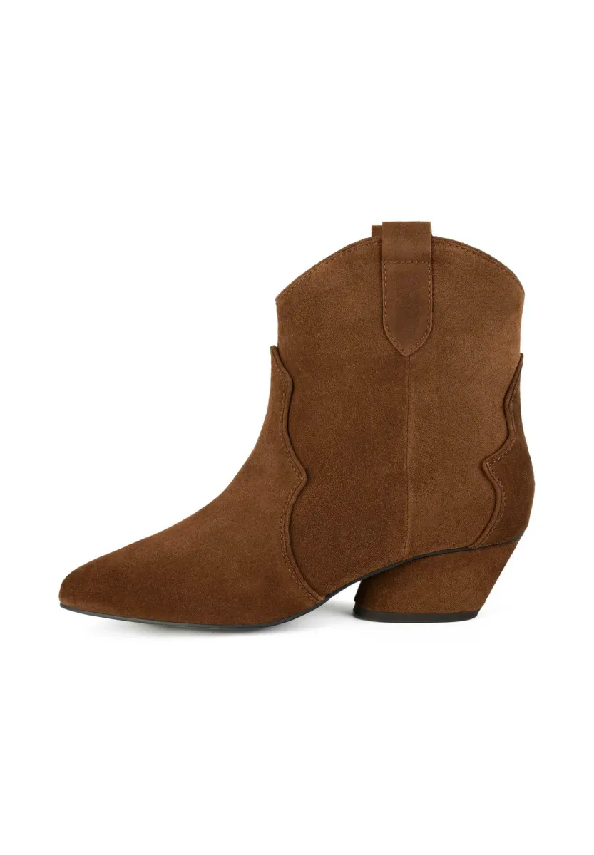 STARRY PATH - Cowboy-/Bikerstiefelette - caramel