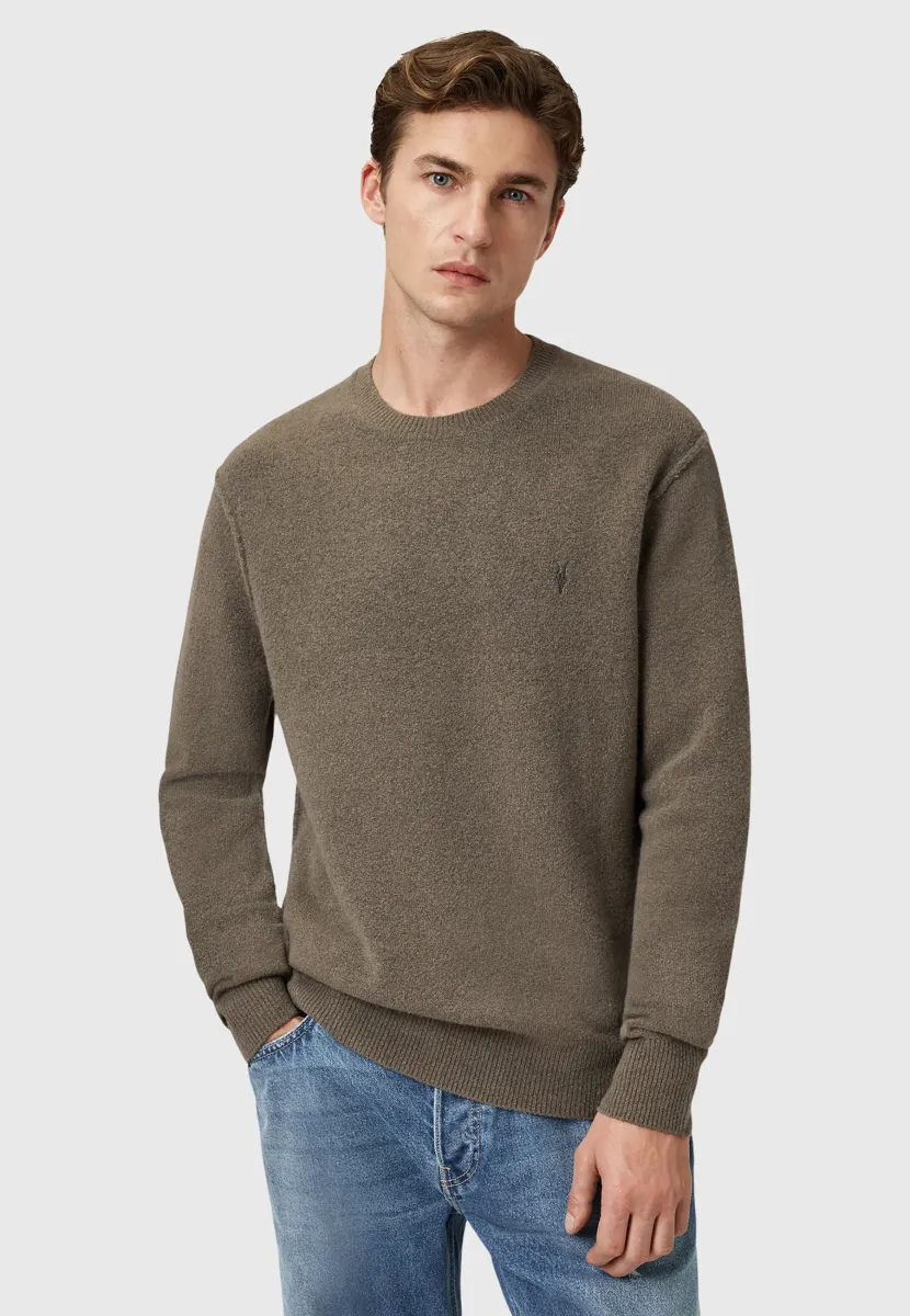 STATTEN CREW - Strickpullover - dusky green