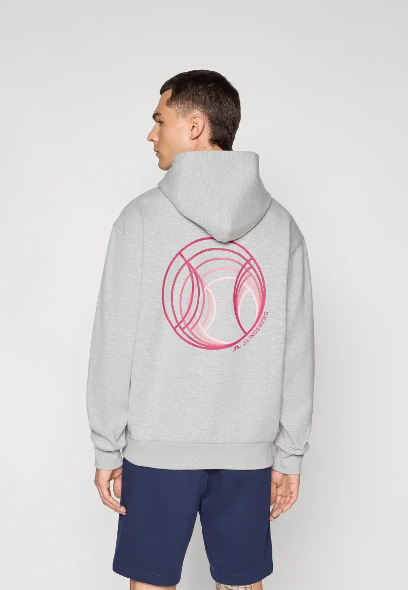 STEFFEN HOOD - Kapuzenpullover - light grey