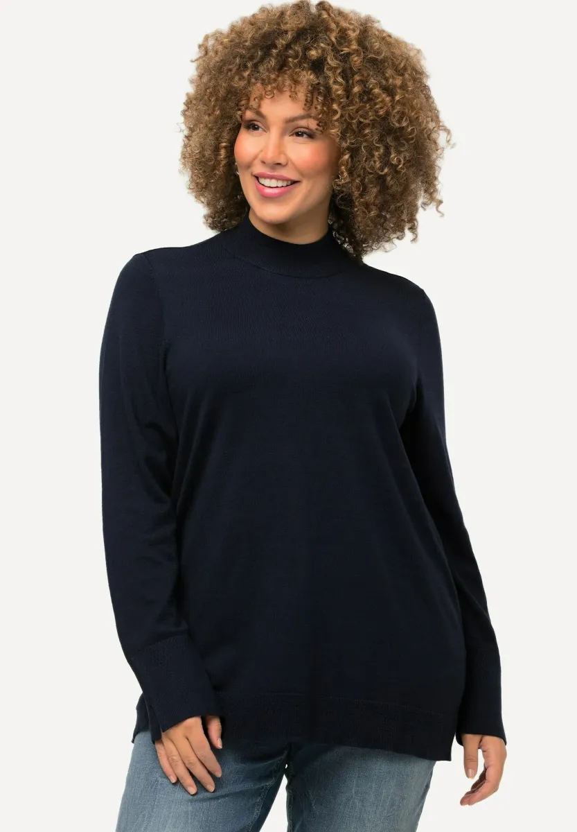 STEHKRAGEN - Strickpullover - dark blue