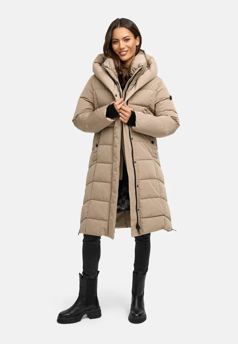 STEPP LAUBZAUBER - Wintermantel - taupe grey