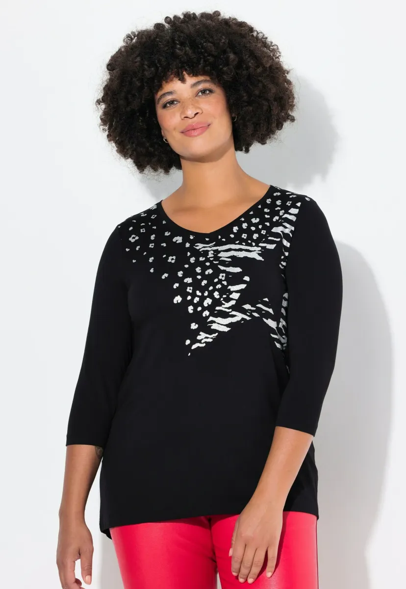 STERNE  3/4-ÄRMEL
 - Langarmshirt - black